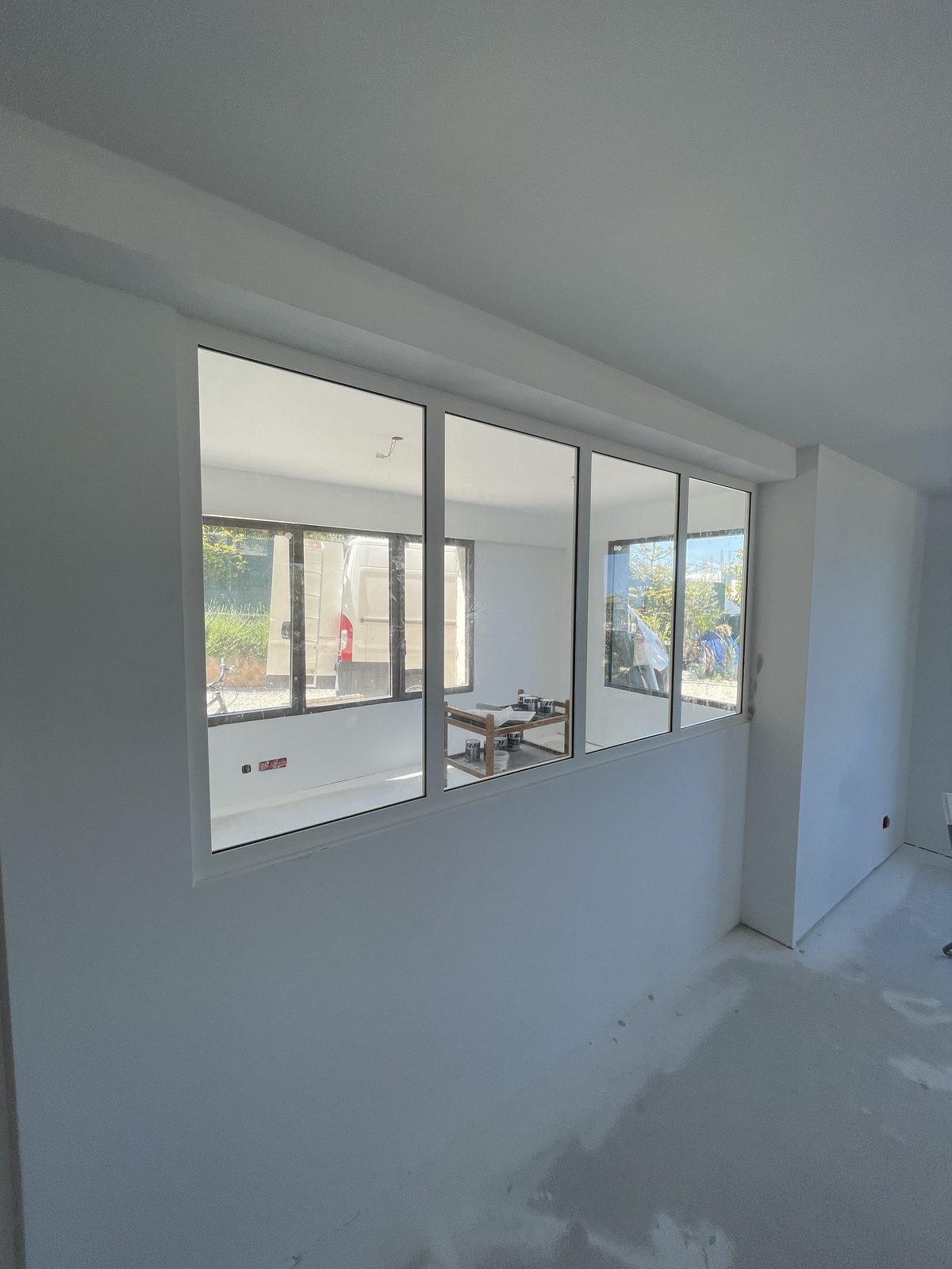Verrière d'atelier à cadre acier, réalisation Projet Fer